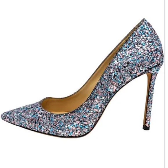 Jimmy Choo Heels Sparkly - Picture 1 of 5